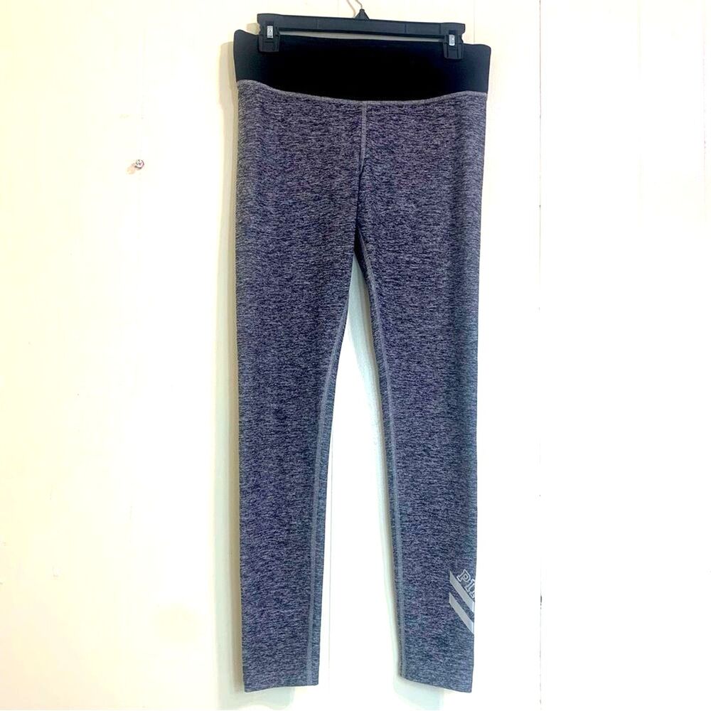 PINK Victoria Secret Legging Size Small Petites Gray Yoga Gym Legging Full Leg